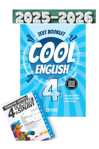 Team Elt Publishing Cool English 4. Sınıf Test Booklet Yayınları 2024