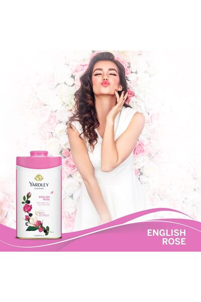 YARDLEY Talc English Rose 250gm (5402) --- Yardley English Rose Talc 250gm