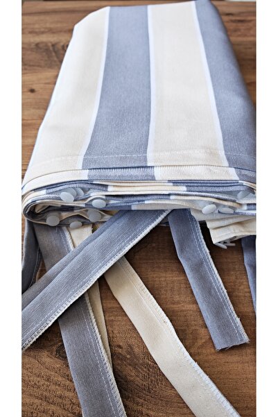 Yuka Κουρτίνα Μπαλκονιού Πολυτελές Ύφασμα Ταρατάκι 1ης Κατηγορίας EnxBoy Αδιάβροχο Χοντρό Δαντέλα Μπαλκόνι με Κουμπί