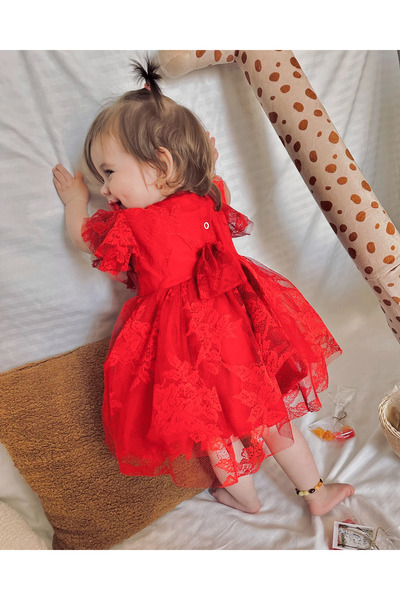 aysskids Yasemin Kız Bebek Elbise