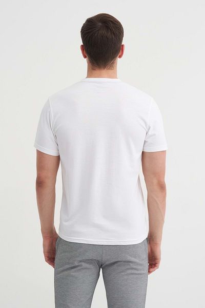 Cazador Tricou din bumbac cu decolteu slim fit