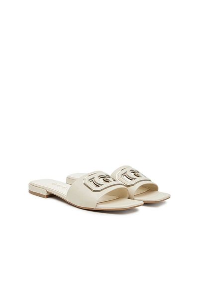 Guess Tarısha Women's Cream Slippers Fljtarlea19-Crego