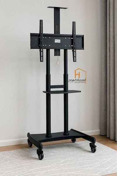 Al Saada Home Limited Quantity Modern Floor Stand for TV - Black