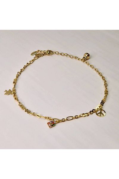 My Bijoux Gold-Plated Anklet Adela