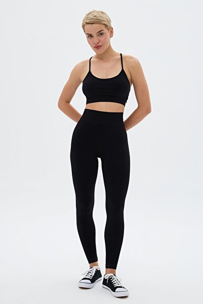 Oishii Momiji Push Up Shaper Leggings باللون الأسود