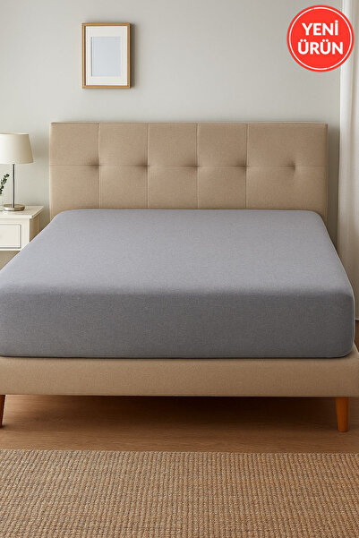 Sheri Home Tekstil Lastikli Pamuk Penye Çarşaf 180x200cm KİNGSİZESHERİ014538811