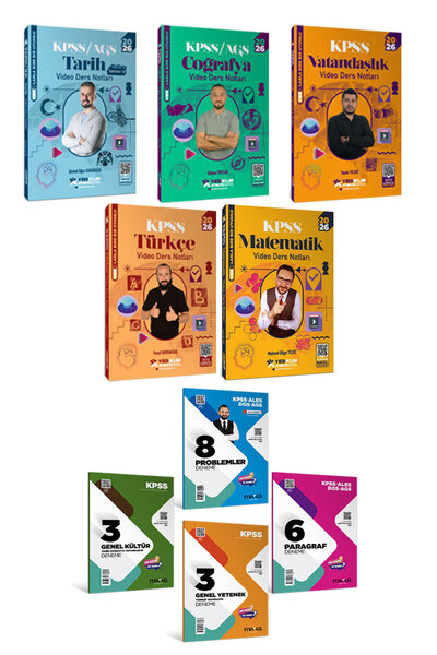 Yediiklim Yayınları 2026 KPSS Atölye Serisi Genel Yetenek Kültür Video Ders N...
