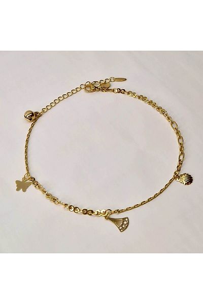 My Bijoux Bratara de picior placata cu aur Sara