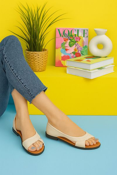 Moda Frato Modafrato Pwr Open Sandale Damă Pantofi Vară Balerini