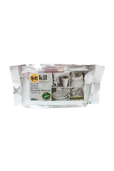 Şekil White Ceramic Dough - 500 gr Vk500byz