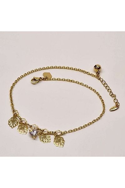 My Bijoux Bratara de picior placata cu aur Eleri