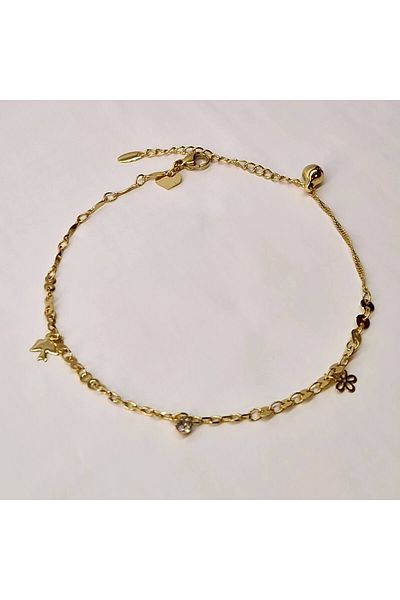 My Bijoux Bratara de picior placata cu aur Freya