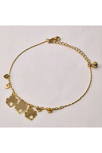 My Bijoux Bratara de picior placata cu aur Maren
