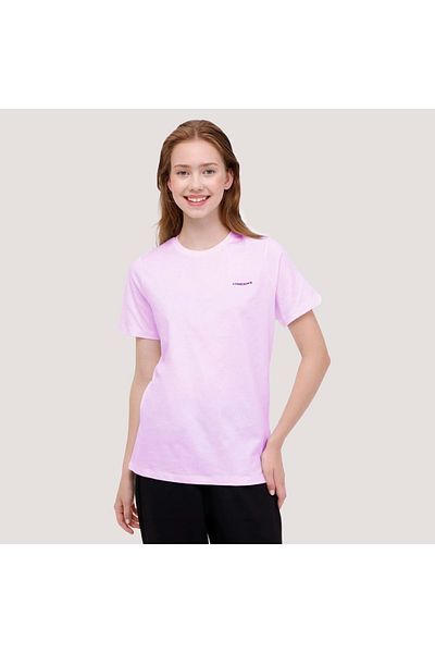 lumberjack Tricou mov cu gât rotund pentru femei
