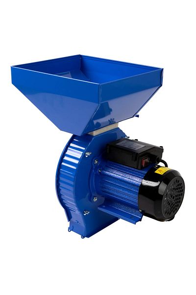 DRSELL Electric Mill 3.5kw, 3000rpm, 100% Copper, 300kg/h, 20 Hammers, Large Hopper