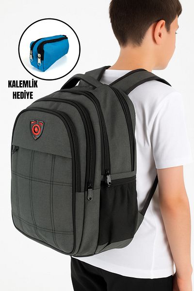 MOLDİVA School Bag Backpack Computer Backpack Travel Bag Multi Compartment Backpack Travel