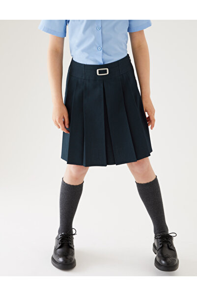 Marks & Spencer Pile Detaylı Okul Eteği (2-16 Yaş)