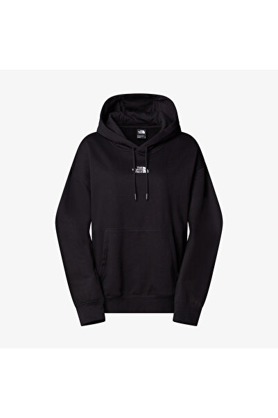 THE NORTH FACE Essentials Oversize Kadın Siyah Günlük Sweatshirt