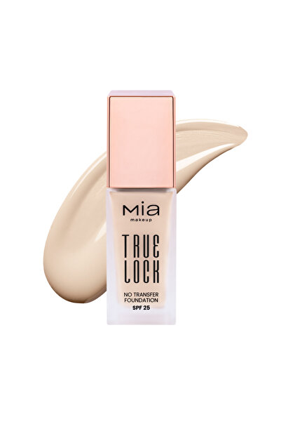 MIA MAKEUP TRUE LOCK İtalyan Fondöten Uzun Süre Kalıcı ve Güneş Koruma Faktörlü