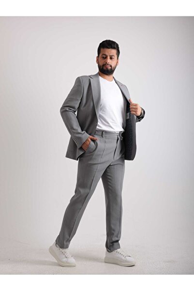 FASHİON FİRST İpli Pantolon Spor Erkek Takım Elbise Yazlık Gofre Kumaş