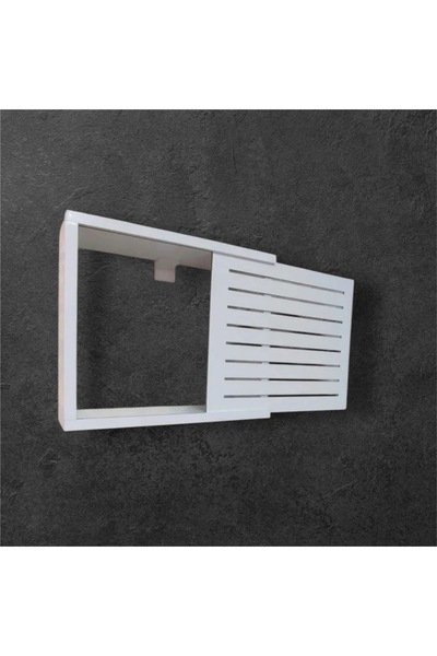 PAZARACTİVE Modern Beyaz Modem Saklama Kutusu-wifi-modem-sigorta Kutusu Saklama-modem Saklama Rafı