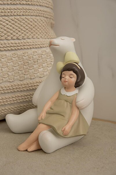 B&D قطعة ديكور B&D دب مع فتاة