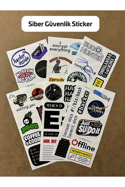 hdsticker 49 Pieces Cyber ​​Security Software & Software Developer Laptop Notebook Label Sticker Set P61