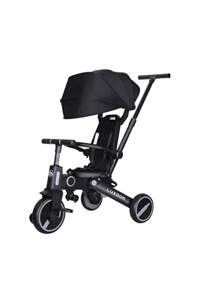 Babyklas Katlanabilir Çift Yönlü Ebeveyn Kontrollü Çocuk Bisikleti | Siyah