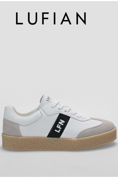 Lufian 112230208 Jonat Sneaker Men's Leather Shoes White