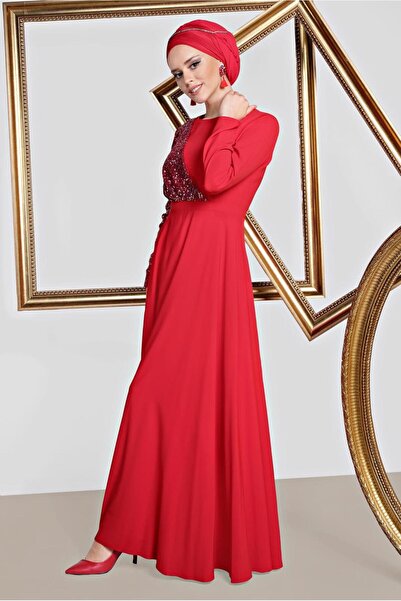 Alvina Pul Payet Detailed Evening Dress 4218