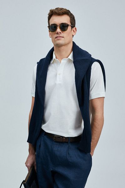 Lufian Luna Smart Polo Neck T-Shirt 111040228