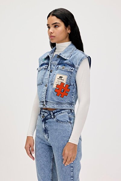 Bad Bear Joanne Blue - Women's Denim Vest
