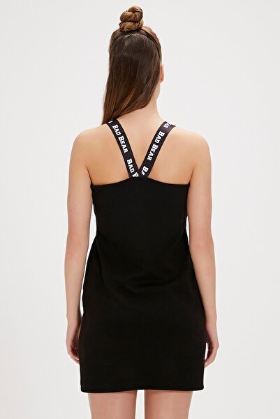 Bad Bear Debra Siyah Askılı Kadın Elbise