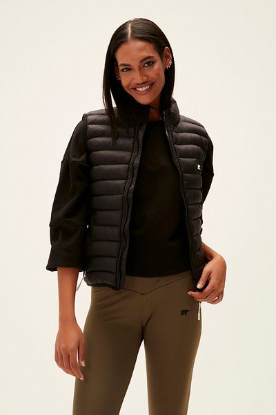 Bad Bear Turner Vest Black Women's Puffer Vest