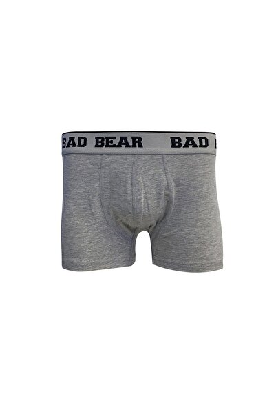 Bad Bear Basic Gri Melanj Erkek Boxer