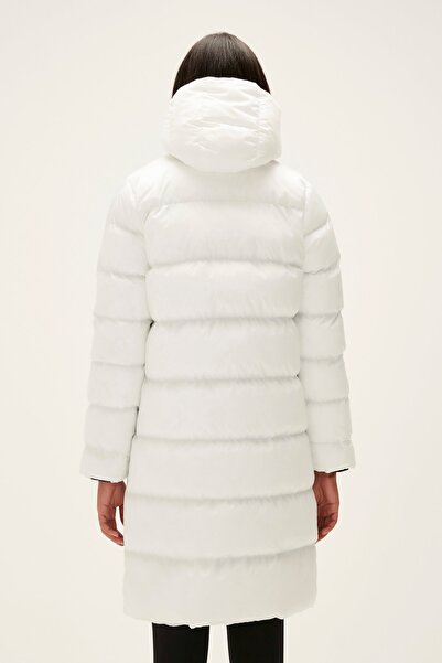 Bad Bear Wayfarer puffer off-white white Hooded tall women's coat