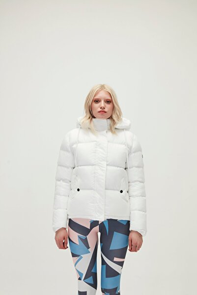 Bad Bear Tinkerbell puffer off-white white Hooded women's coat