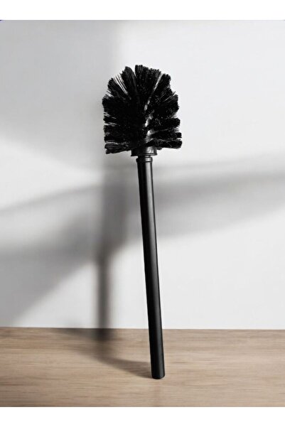 Milena Life Κομψή και ανθεκτική μεταλλική λαβή Μαύρη βούρτσα τουαλέτας – Βούρτσα καθαρισμού υγιεινής WC (34X7 CM | 1 ΤΕΜ)