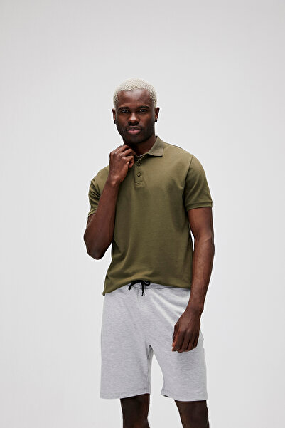 Bad Bear Ανδρικό T-Shirt Khaki Polo Stark