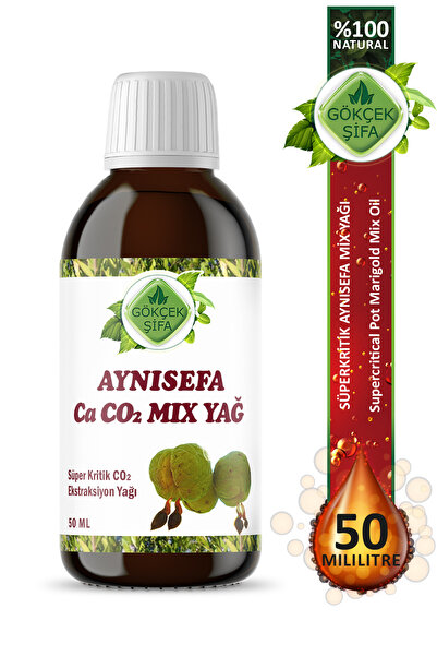 Gökçek Şifa Aynısefa Süperkritik Mix Yağı 50 Ml. (POD MARIGOLD SUPERCRİTİCAL MİX OİL)