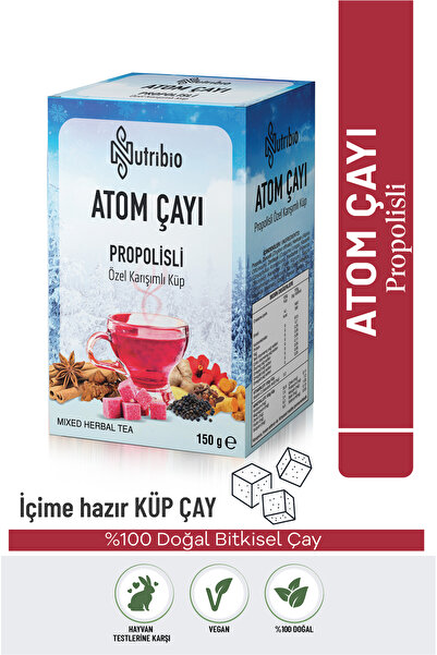 nutribio Atom Çayı 150 Gr - Propolisli Özel Karışım Küp