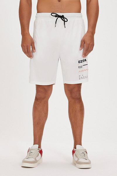 Bad Bear Diego Men's White Shorts - Comfortable and Stylish Design