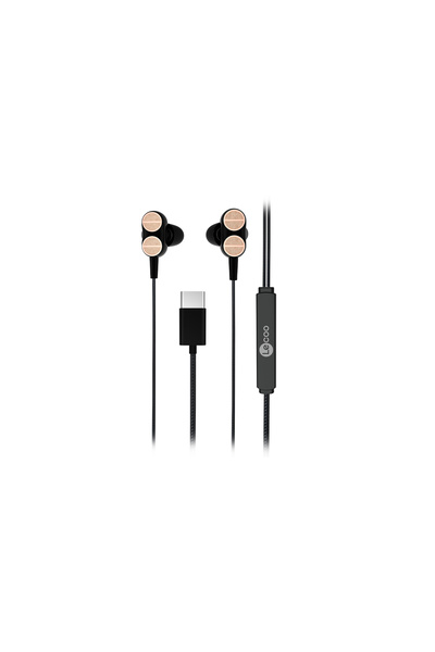 Lecoo Eh102 Type-c Dual Driver Mikrofonlu Kulak Içi Kulaklık Kablolu Gürültü ...