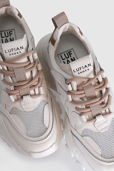 Lufian 121230015 Bloom Unisex Sneaker Παπούτσια Μπεζ