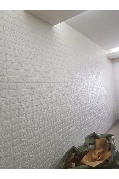 Renkli Duvarlar 50x50 cm 1 bucată tapet autoadeziv șters Panou flexibil Autocolant cu model cărămidă 3d