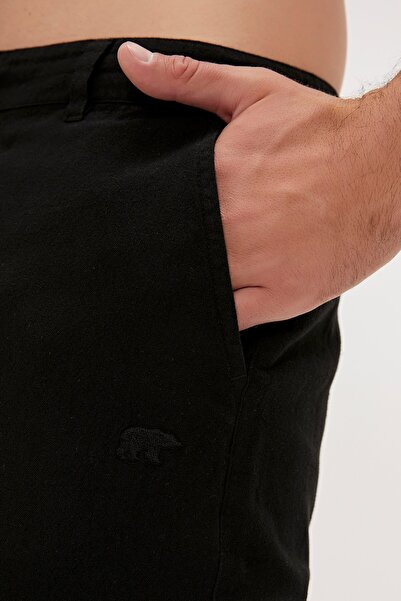 Bad Bear Lyne Men's Black Shorts - Side Pocket
