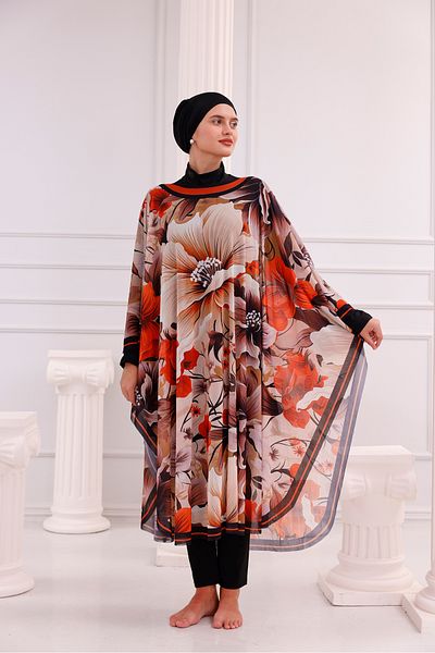 tarzınısec Kimono Pareo - Hijab Pareo - Belek Model 240X135 cm