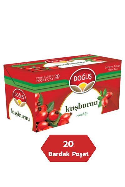 Doğuş Rosehip Fruit Tea Filtered Tea Bag 20x2.5 gr