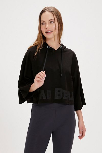 Bad Bear Ella Black Women's Hoodie Sweatshirt