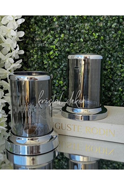 BELİZ HOME 2'Lİ CAM FANUS MUMLUK